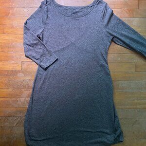 Patagonia Quarter Sleeve Dress~Grey~Size Large~perfect